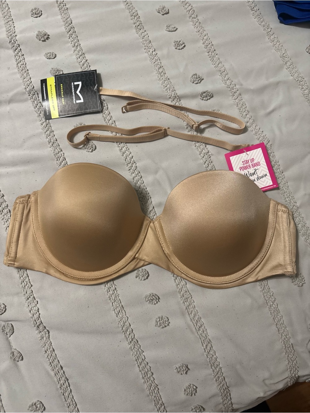 Maidenform Convertible Strapless T-Shirt Bra in Tan